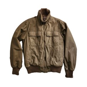 H&M Men's Army Green Bomber Jacket